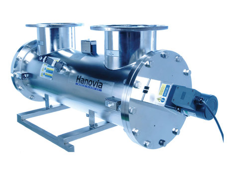 Hanovia UV systems at Adelaide Aquatic Centre's indoor pool Hanovia uv pool treatment system