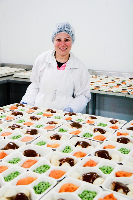 Competitive meal delivery with a conscience