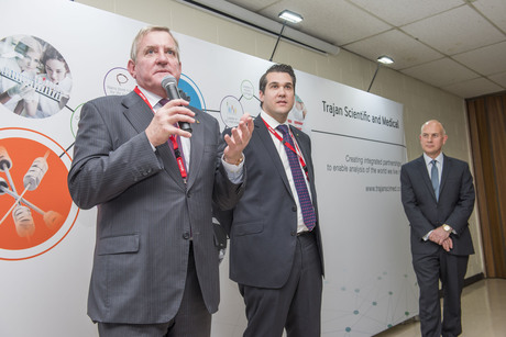 Macfarlane visits Trajan manufacturing facility