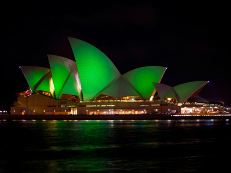 Opera House goes green for Vivid LIVE
