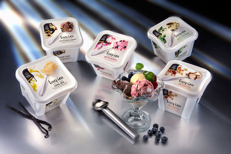 Customised pack for premium ice-cream