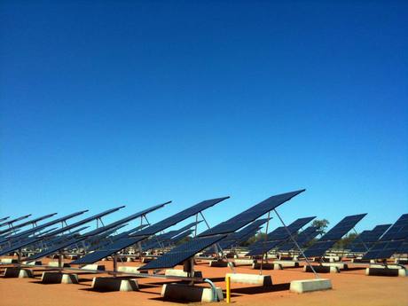 Tracking technology for Alice Springs solar plant