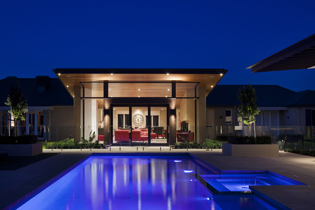 Contemporary living meets luxury design Pool water products mount eliza