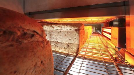 Infrared surface disinfection for both the bakery and the bread
