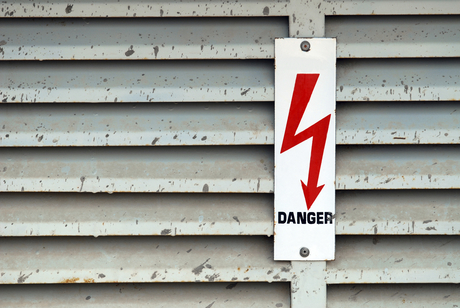 Hazard alert for electrical sub-boards