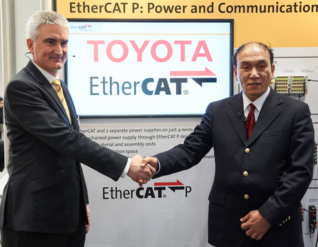 Toyota to standardise on EtherCAT Toyota to standardise on EtherCAT