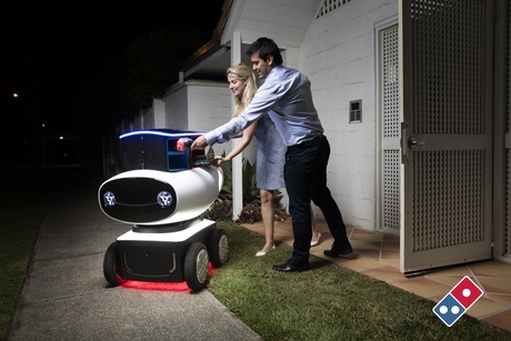 Delivering the future: Domino's unveils autonomous delivery vehicle Delivering the future: Domino's unveils autonomous delivery vehicle