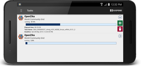Search for a Zika cure while you charge your device