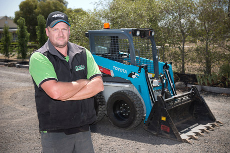 Skid-steer loader gets the job done for landscaper