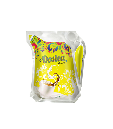 Pakistan dairy company repackages in aseptic stand-up pouches