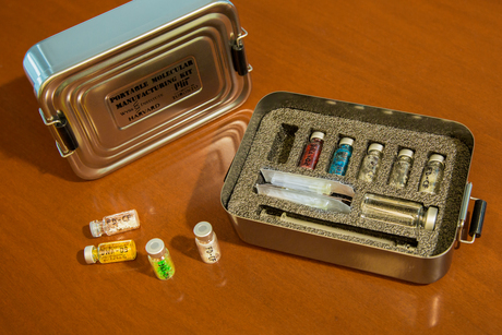 Just add water: on-demand pharmaceutical manufacturing Just add water: on-demand pharmaceutical manufacturing