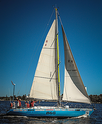 Sailing circumnavigation assisted by Barrett Communications Sailing circumnavigation assisted by Barrett Communications