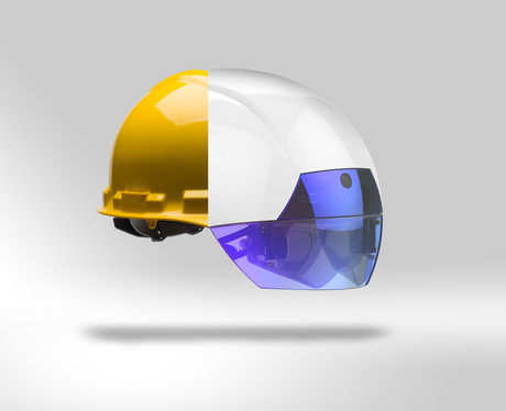 Augmented reality helmet improves workplace safety