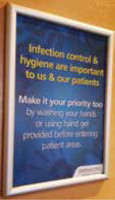 Signs of the times - Infection prevention messaging