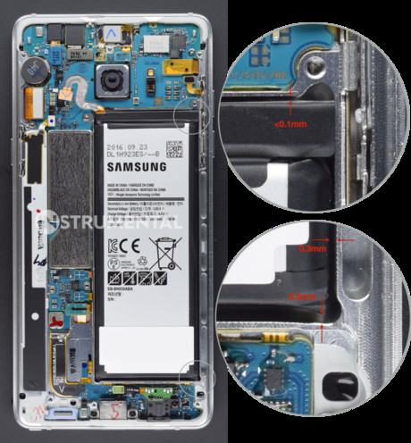 Samsung used unsafe design for Note7
