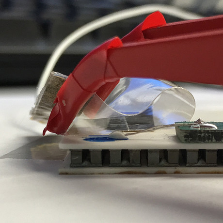 Temperature sensor developed for artificial skin Temperature sensor developed for artificial skin