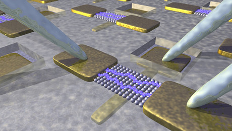 Transistors created from metal nanoparticles