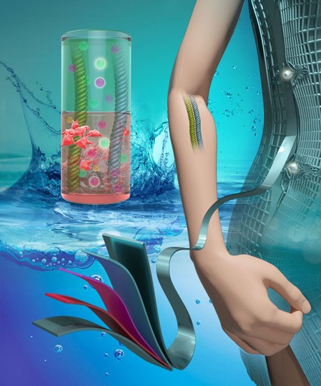 Bendable batteries can be implanted in the body