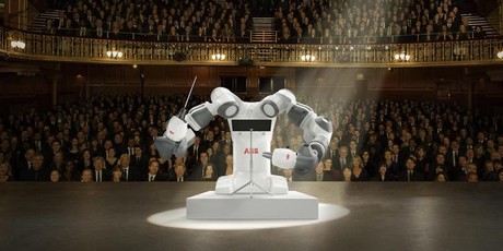 ABB's YuMi robot conducts opera ABB's YuMi robot conducts opera