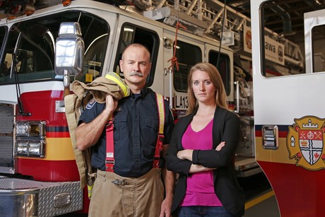 Firefighters battle not just flames, but also exposure to carcinogens