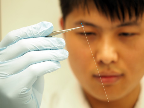 Nanoscale sensor detects cytokine