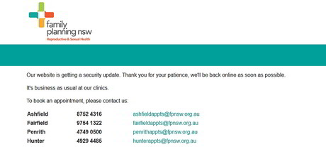 Family Planning NSW hacked Family Planning NSW hacked