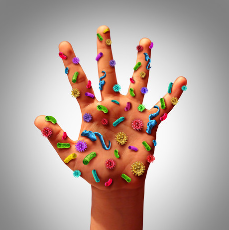 Infection-resistant gloves for medical applications