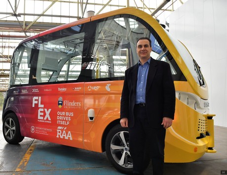 Driverless shuttle trialled in SA