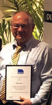 Tibor Bece receives ARCIA award Tibor Bece receives ARCIA award