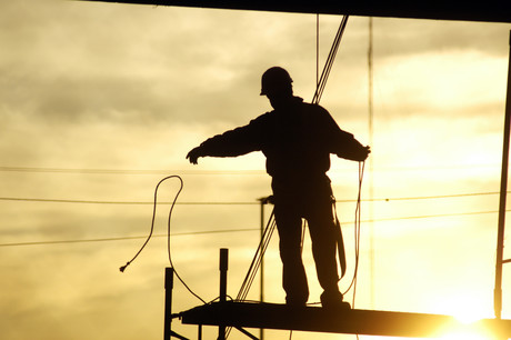 Construction worker fatality after fall from height