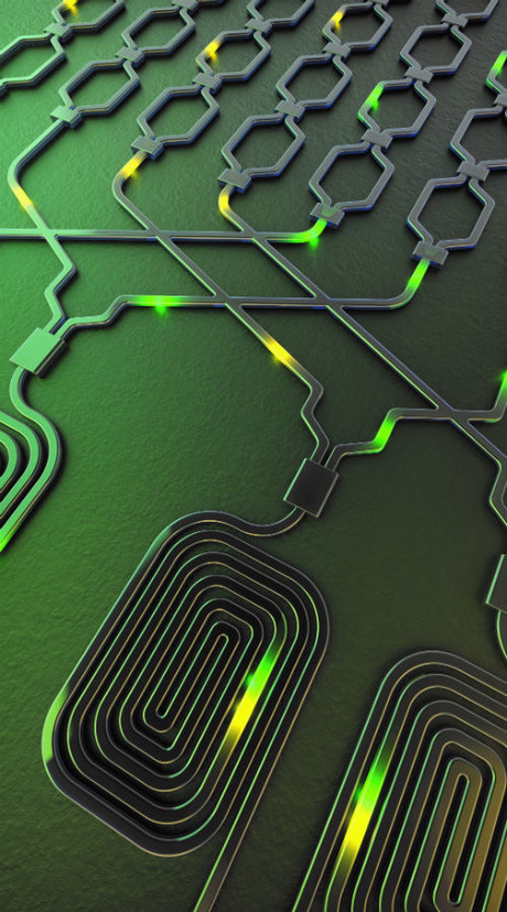 Silicon chip created for a quantum processor Silicon chip created for a quantum processor