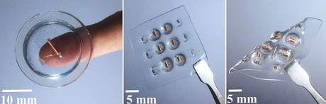 Electronic skin mimics human-like sense of touch Electronic skin mimics human-like sense of touch