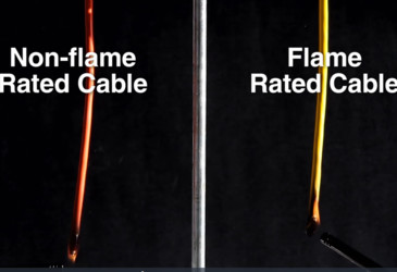 Flame-rated vs non-flame-rated cable Flame-rated vs non-flame-rated cable