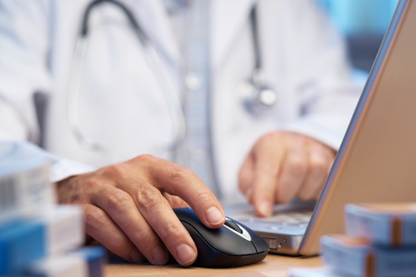 Stethoscopes loaded with bacteria Stethoscopes loaded with bacteria