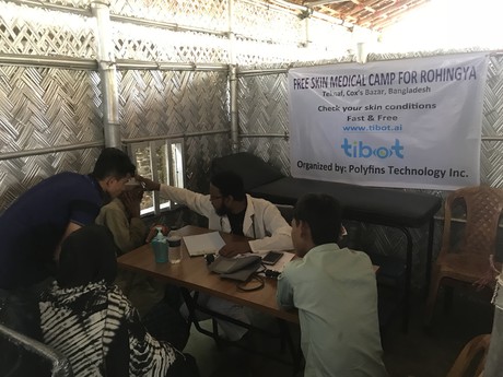 How AI is helping Rohingya refugee health