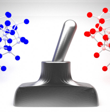 Nanoparticles switch phases in flight
