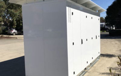 MFB four-bay, outdoor shelters