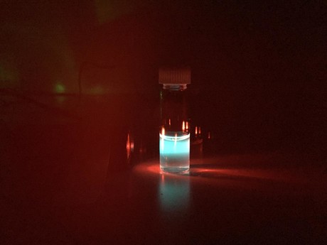 Night vision enabled by nanoparticles