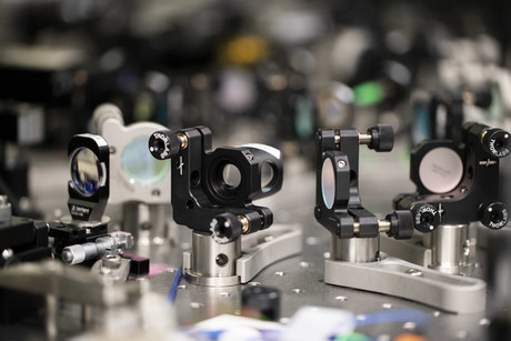 Quantum processor made of laser light Quantum processor made of laser light