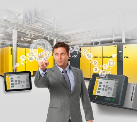 How a networked compressed air system works