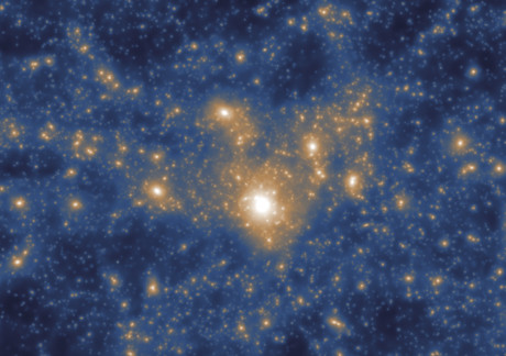 Galaxies grow by &#39;eating&#39; their smaller neighbours