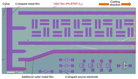 Printed organic transistors for new display technologies Printed organic transistors for new display technologies