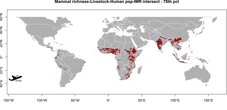 Research reveals likely locations of next pandemic