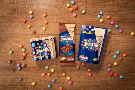 Sweet smart: recyclable paper packaging for Smarties