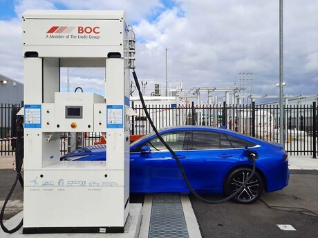 BOC–Toyota partnership delivers hydrogen refuelling station BOC–Toyota partnership delivers hydrogen refuelling station
