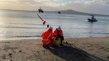 Southern Cross NEXT submarine cable reaches NZ