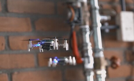 Swarm of autonomous tiny drones can localise gas leaks Swarm of autonomous tiny drones can localise gas leaks