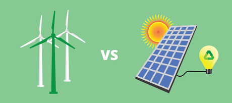 Solar vs wind: the race to power up sustainable energy Solar vs wind: the race to power up sustainable energy