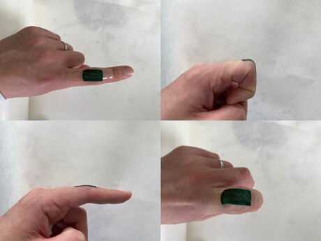 Wearable motion sensor identifies bending and twisting Wearable motion sensor identifies bending and twisting