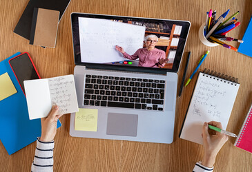Google's virtual classroom space for students Google's virtual classroom space for students